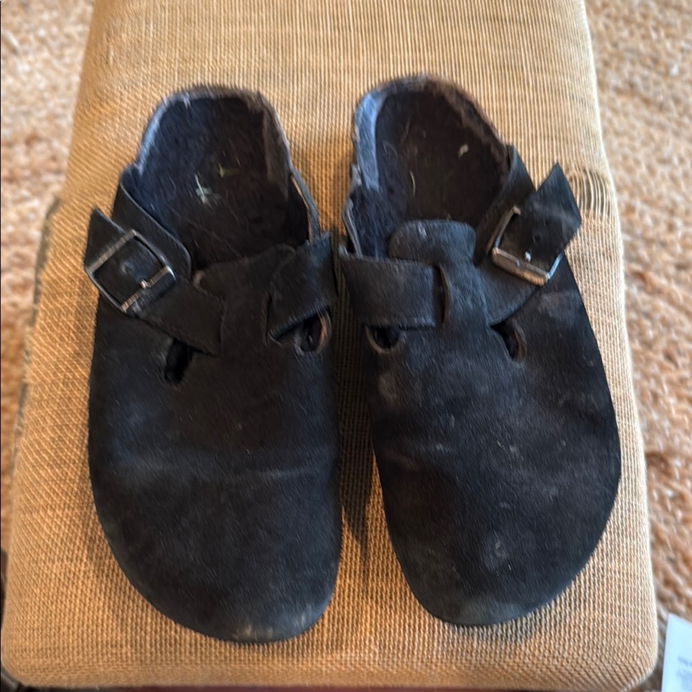Birkenstock Black Mules & Clogs Elegant Design size 41